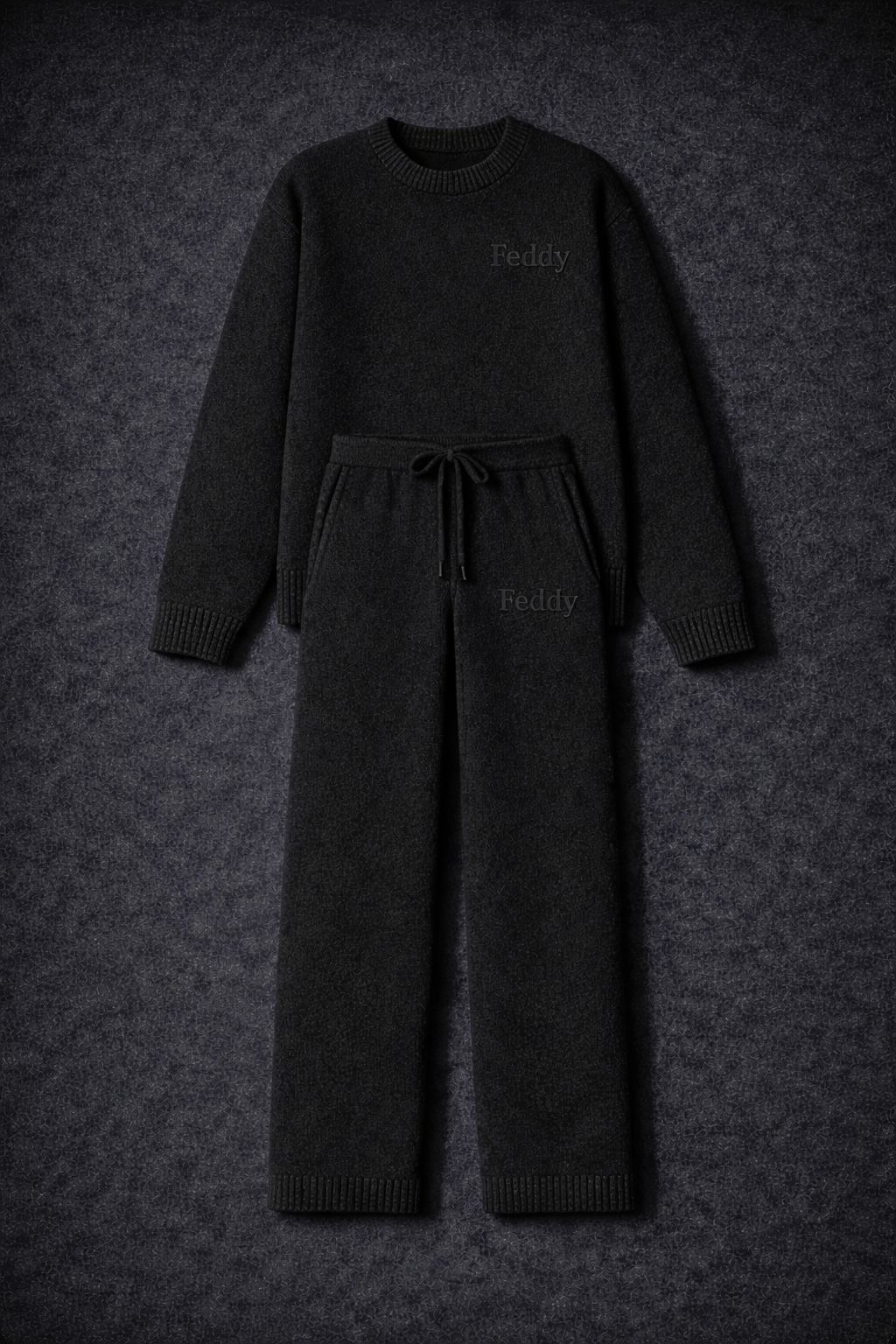 Feddy Core Knit Set – Black Edition